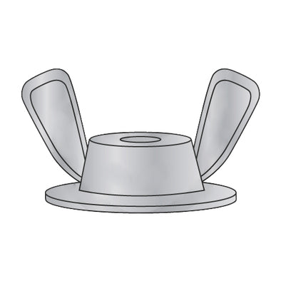 5/16 x 7/8 x 1 1/8 Washer Based Wing Nut Die Cast Zinc Alloy-Bolt Demon