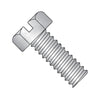 4-40 x 1/4 Slotted Indented Hex Head Machine Screw Fully Threaded 18-8 Stainless Steel-Bolt Demon