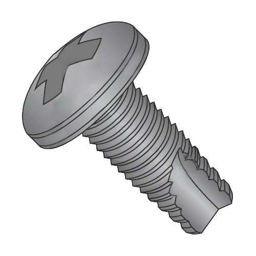 4-40 x 3/8 Phillips Pan Thread Cutting Screw Type 23 Fully Threaded Black Oxide-Bolt Demon