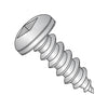 8-18 x 1/4 Square Pan Self Tapping Screw Type AB Fully Threaded 18-8 Stainless Steel-Bolt Demon