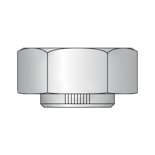 1 3/4-12 Stover Alternative Hex Collar Lock Nut Grade C Cad And Wax-Bolt Demon