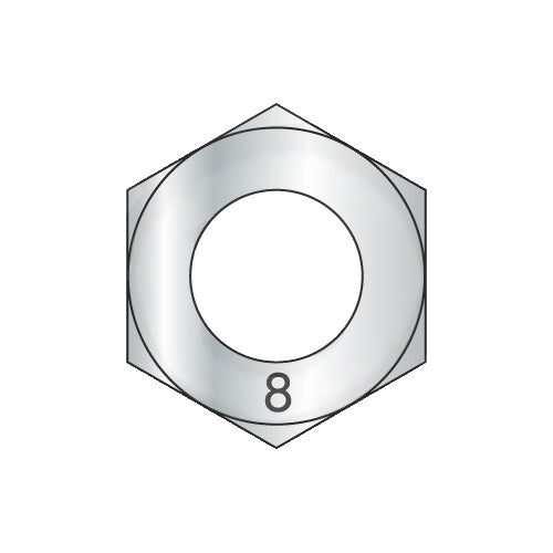 M5-0.8 DIN 934 Metric 8.8 Hex Nuts Zinc-Bolt Demon