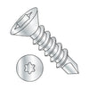 1/4-14 x 3/4 6-Lobe Flat Self Drilling Screw Fully Threaded Zinc & Bake-Bolt Demon