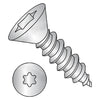 4-24 x 3/8 6 Lobe Flat Self Tapping Screw Type AB Fully Threaded 18-8 Stainless Steel-Bolt Demon