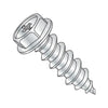 4-24 x 1/4 Phillips Indent Hexwasher Serrated Self Tap Screw Type AB Full Thread Zinc-Bolt Demon