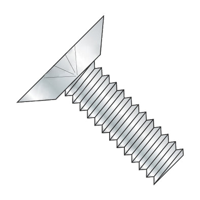 6-32 x 1 Phillips Flat Undercut Machine Screw Fully Threaded Zinc-Bolt Demon
