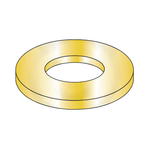 #10 Machine Screw Washer Zinc Yellow-Bolt Demon