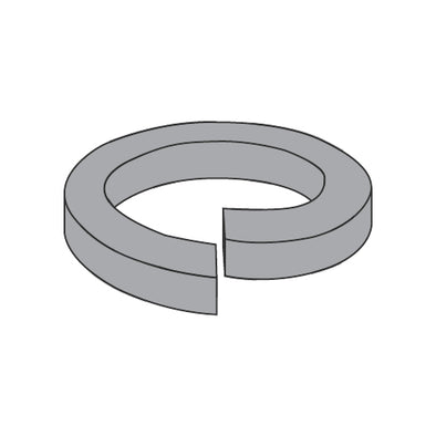 #6 High Collar Split Lock Washer Plain-Bolt Demon