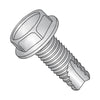 8-32 x 3/8 Unslot Ind Hex Washer Thread Cutting Screw Type 23 Full Thread 18-8 Stainless Steel-Bolt Demon