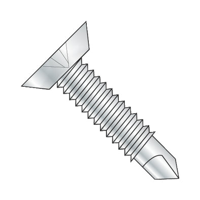 8-32 x 1/2 Phillips Flt Underct Full Thread Self Drill Scr Machine Sc Thread Zinc & Bake-Bolt Demon