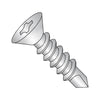 4-24 x 1/2 Phillips Flat Self Drilling Screw Full Thread 410 Stainless Steel-Bolt Demon
