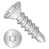 1/4-14 x 3/4 6-Lobe Flat Self Drilling Screw Fully Threaded 18-8 Stainless Steel-Bolt Demon