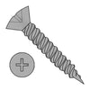 6-18 x 5/8 Phillips Oval Hinge Screw Twinfast Fine Thread Fully Threaded Plain-Bolt Demon