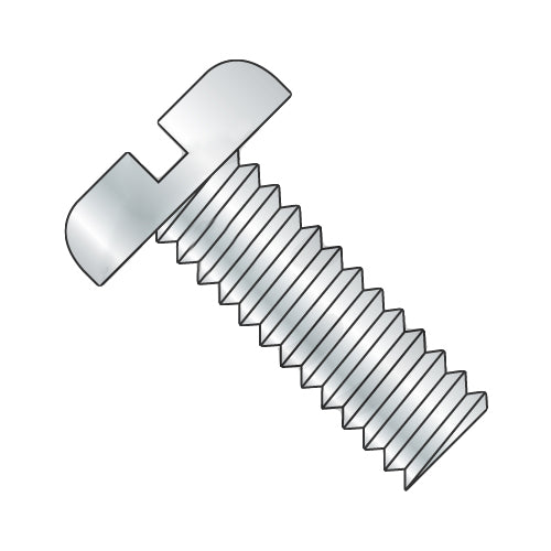 6-32 x 1 Slotted Pan Machine Screw Fully Threaded Zinc-Bolt Demon