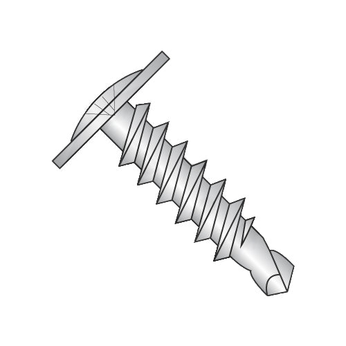 10-16 x 1/2 Phillips Modified Truss Head Full Thread Self Drilling Screw 18-8 Stainless Steel-Bolt Demon