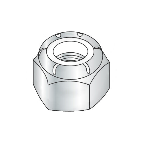 M20-2.50 DIN 985 Metric Class 8 Nylon Insert Hex Locknut Zinc-Bolt Demon