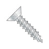 3-28 x 1/4 Phillips Flat Undercut Self Tapping Screw Type AB Fully Threaded Zinc-Bolt Demon