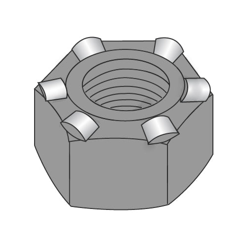 1/4-20 Hex Weld Nut With 6 Projections High Pilot Height-Bolt Demon