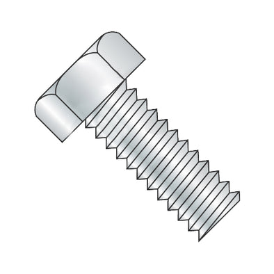6-32 x 1 Unslotted Indented Hex Head Machine Screw Fully Threaded Zinc-Bolt Demon