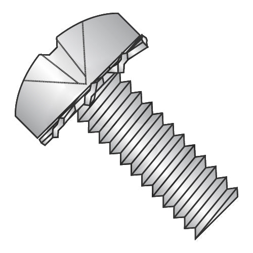 M3-0.5 x 10 ISO7045 Phil Pan 410SS External Tooth Washer Sems Full Thread 18-8 Stainless-Bolt Demon