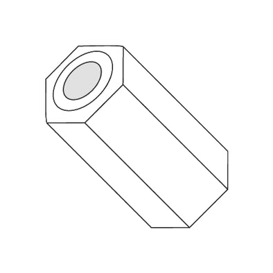 .072X3/8 Three Sixteenths Hex Spacer Nylon-Bolt Demon