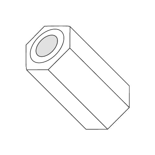 .072X3/8 Three Sixteenths Hex Spacer Nylon-Bolt Demon