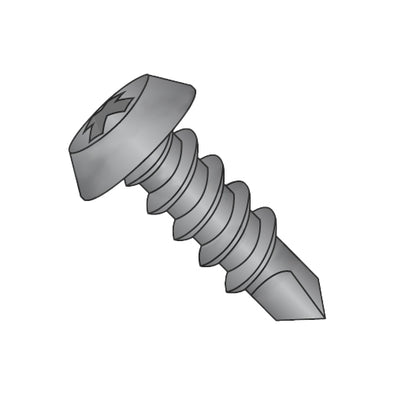 7-19 x 7/16 Special Pan Framing Tek Screw F/T Black Phosphate-Bolt Demon