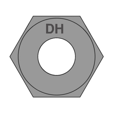 5/8-11 Heavy Hex Structural Nuts A563 DH Plain USA-Bolt Demon