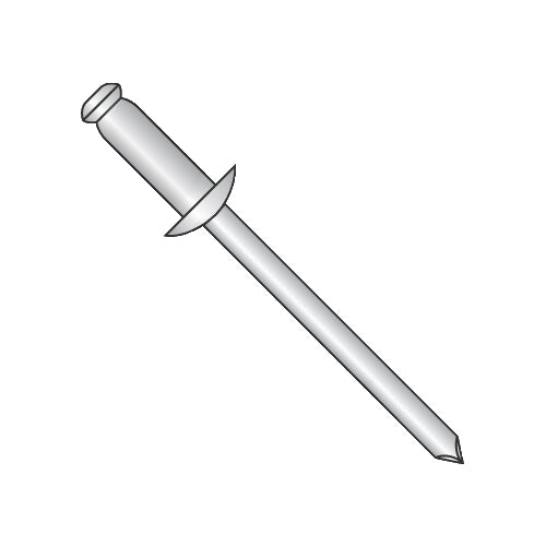 3/16 x .12-.18 Stainless Steel Rivet with Stainless Steel Mandrel-Bolt Demon