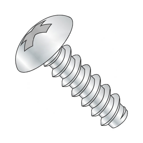 6-20 x 5/8 Phillips Full Contour Truss Self Tapping Screw Type B Full Thread Zinc-Bolt Demon