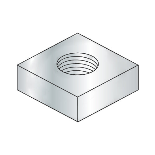 2-56 Square Machine Screw Nut Zinc-Bolt Demon