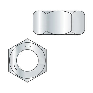 5/16-18 Heavy Hex Jam Nut Grade 5 Zinc-Bolt Demon