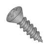 4-24 x 3/8 Phillips Oval Self Tapping Screw Type AB Fully Threaded Black Oxide-Bolt Demon
