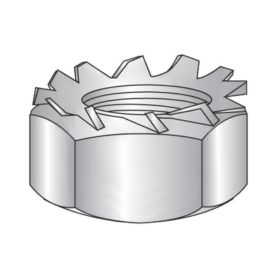 6-32 K Lock Nut 18-8 Stainless Steel Nut, 420 Stainless Steel Washer-Bolt Demon