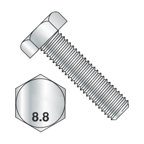 M6 x 55 DIN 933 8.8 Metric Fully Threaded Cap Screw Zinc-Bolt Demon