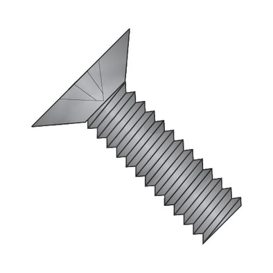 6-32 x 3/16 Phillips Flat 100º Machine Screw Fully Threaded Zinc Black-Bolt Demon