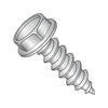 6-20 x 1/4 Unslotted Indent Hex Washer Self Tapping Screw Type AB Full Thread 18-8 Stainless Steel-Bolt Demon