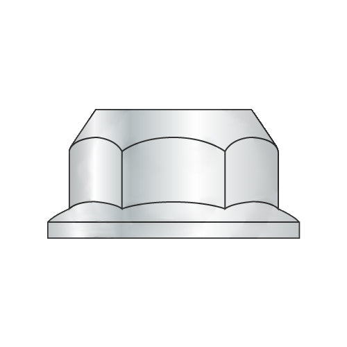 M5-0.8 DIN6923 Metric Class 10 Hex Flange Nut Non Serrated Zinc Bake RoHS-Bolt Demon