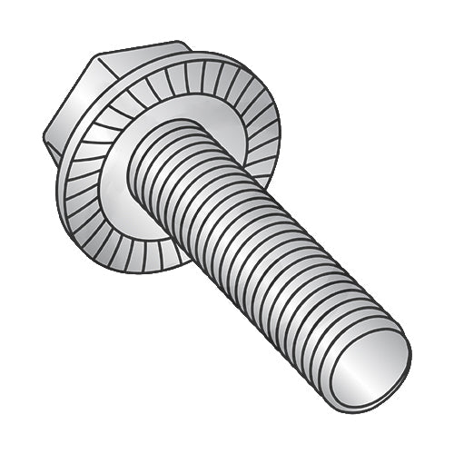 M8-1.25 x 20 Metric DIN 6921 Hex Flanged Washer Serrated Screw Full Thead A2 Stainless Steel-Bolt Demon