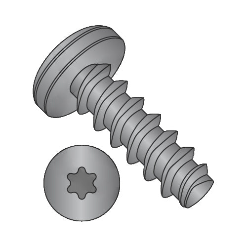 4-20 x 1/2 6-LobePan Plastite 48-2 Alternative Fully Threaded Black Zinc & Wax-Bolt Demon