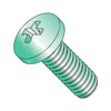 8-32 x 1/4 Phillips Pan Machine Screw Fully Threaded Zinc Green-Bolt Demon