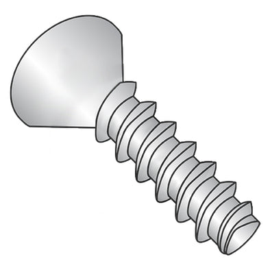 8-16 x 3/4 Phillips Flat Plastite Alternative 48-2 Full Thread 410 Stainless Passivated Wax-Bolt Demon