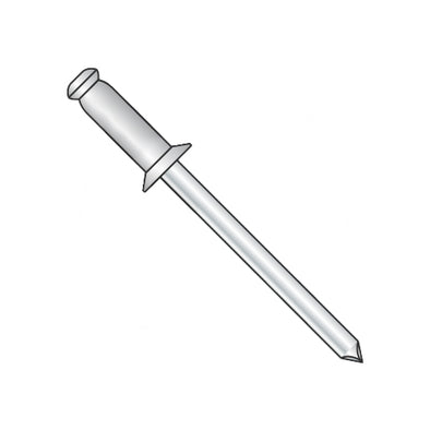 1/8 x .18-.25 Countersunk Aluminum Rivet with Steel Mandrel-Bolt Demon