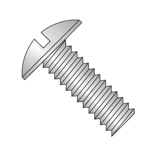 1/4-20 x 1 1/2 Slotted Truss Machine Screw Fully Threaded 18-8 Stainless Steel-Bolt Demon