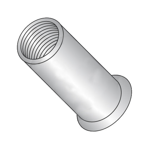 1/4-20-.130 Small Head Rivet Nut Stainless Steel Cleaned and Polished Non-Ribbed-Bolt Demon
