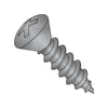 8-18 x 1/2 Phillips Oval Self Tapping Screw Type AB Fully Threaded Black Oxide-Bolt Demon