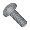 6-32 x 3/16 Combination Pan Head Machine Screw Fully Threaded Black Oxide-Bolt Demon