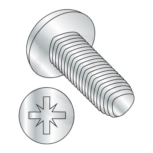 M3-0.5 x 8 DIN 7500C Metric Type Z Pan Thread Rolling Screw Zinc And Wax-Bolt Demon