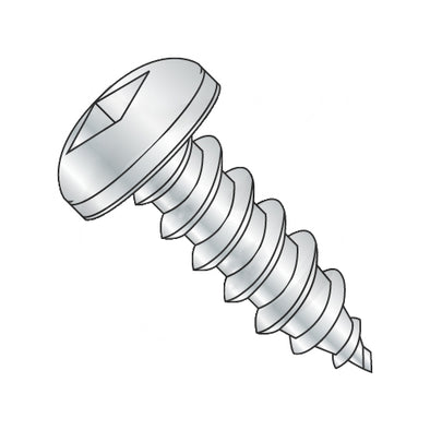 6-20 x 5/8 Square Drive Pan Self Tapping Screw Type AB Fully Threaded Zinc-Bolt Demon