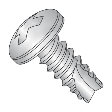 10-16 x 3/4 Phillips Pan Thread Cutting Screw Type 25 Fully Threaded 18-8 Stainless Steel-Bolt Demon
